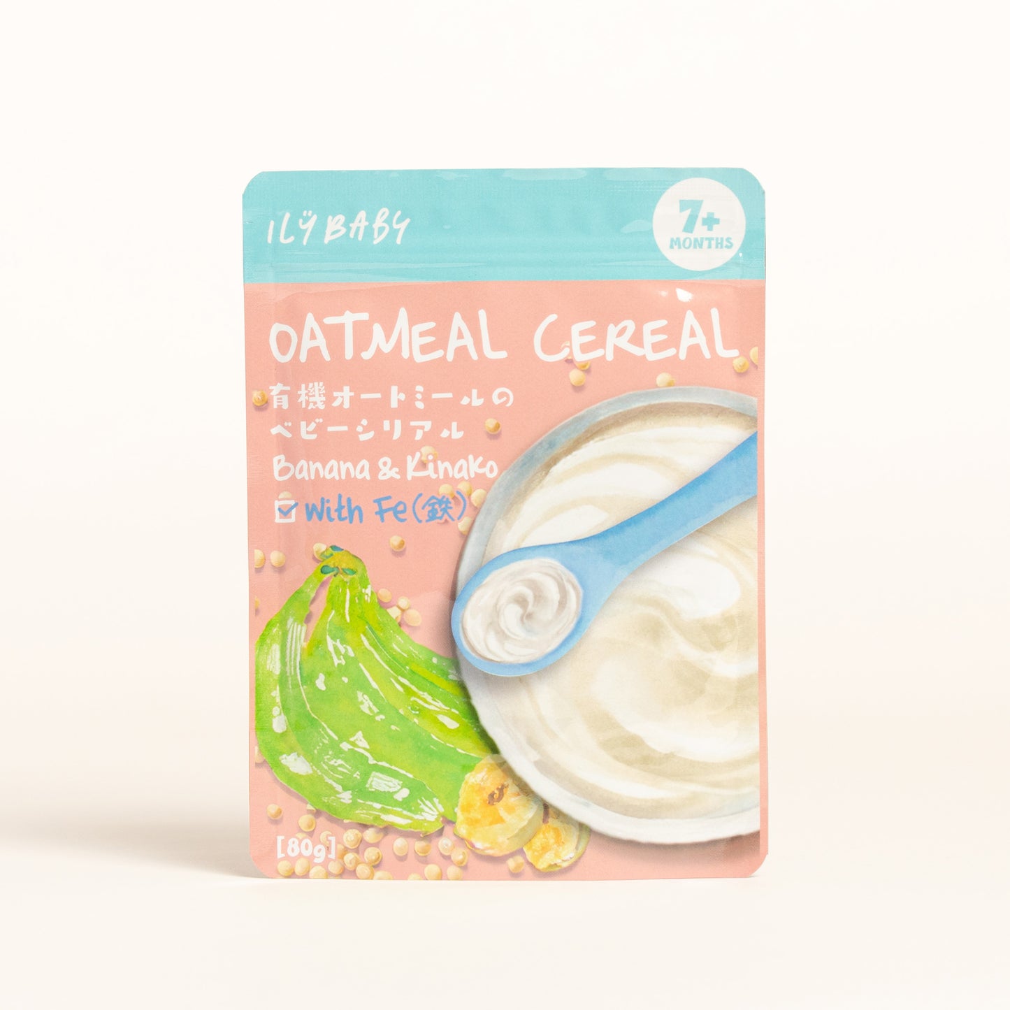 有機オートミールのベビーシリアル/鉄分強化