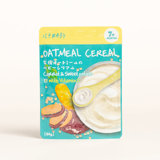 有機オートミールのベビーシリアル/ビタミンD強化